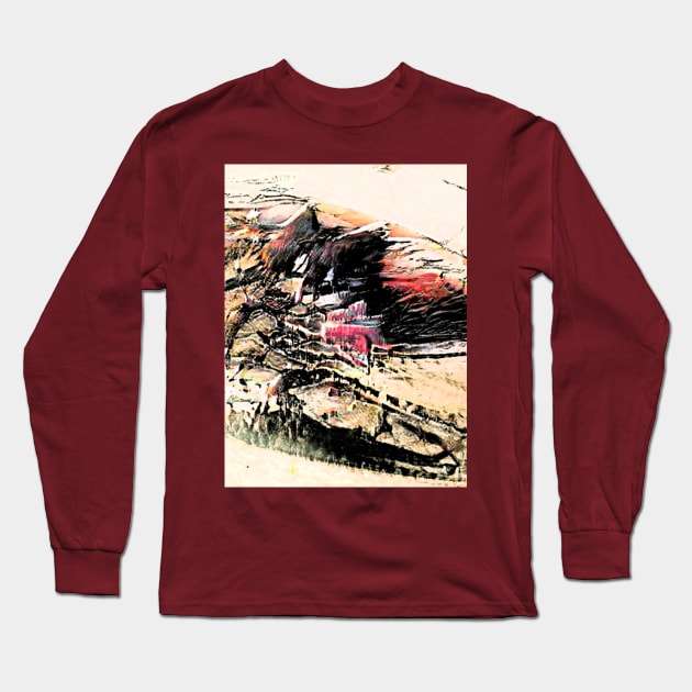 Abstract landscape Long Sleeve T-Shirt by Gaspar Avila